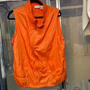 Chicos nylon full zip sporty vest